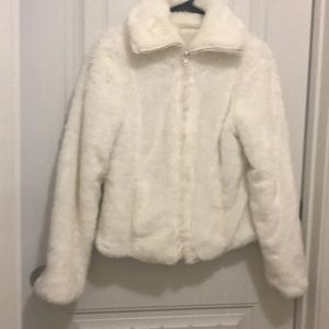 Charlotte Russe faux fur jacket medium